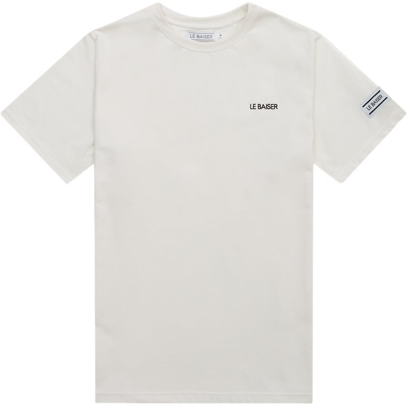 Le Baiser Bourg T-shirt med broderet logo - Musthave!