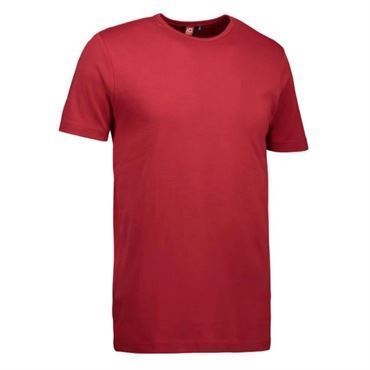 ID Interlock T-shirt til Herrer – Rød – Hurtig Levering!