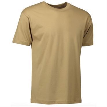 ID T-time T-shirt til Herre - Sand Farve, Hurtig Levering!