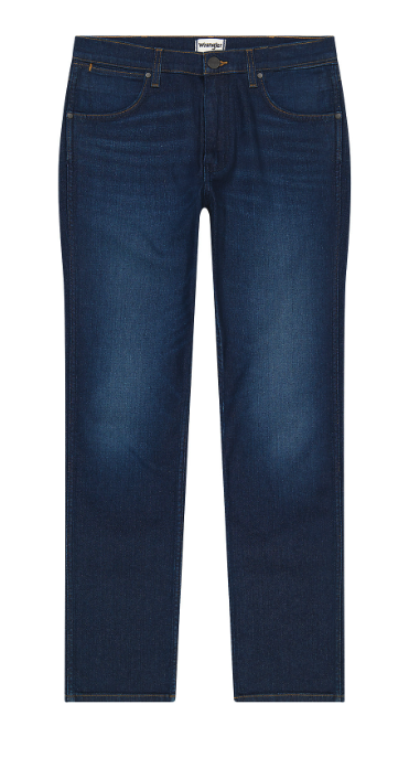 Wrangler Greensboro Stretch Jeans – Trendy Blå med Slid