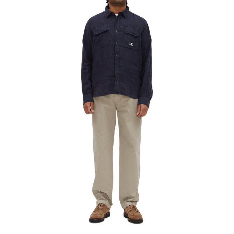 C.P. Company - Regular Fit Skjorte i 100% Hør