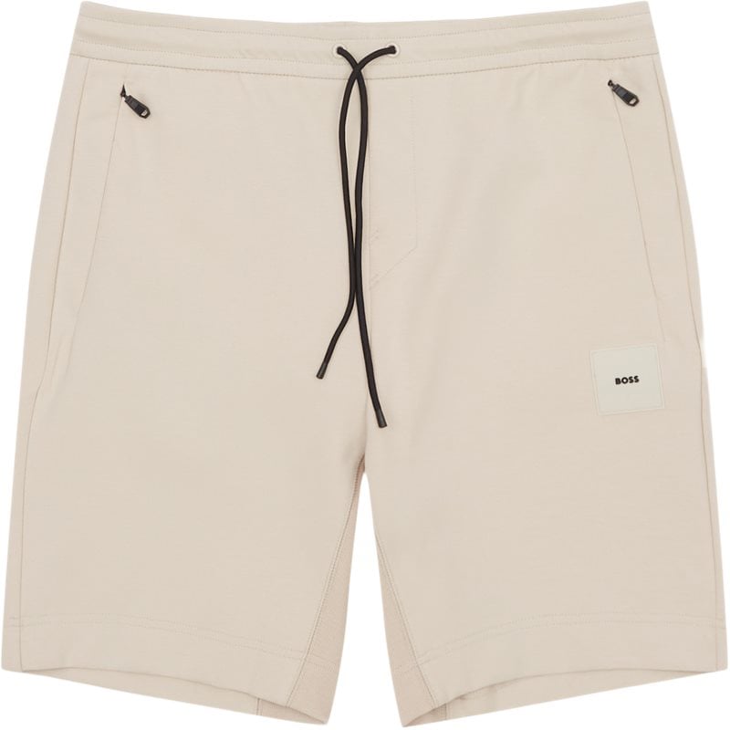 BOSS Athleisure - Sporty Headlo Rib Shorts til Træning