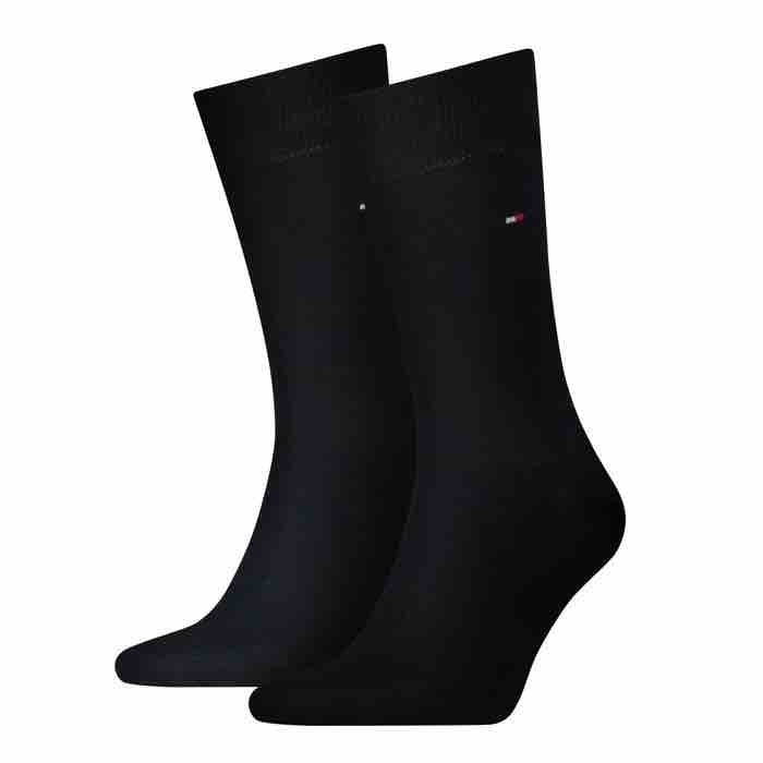 Tommy Hilfiger 2-pak Navy Strømper – Stilfuld Komfort