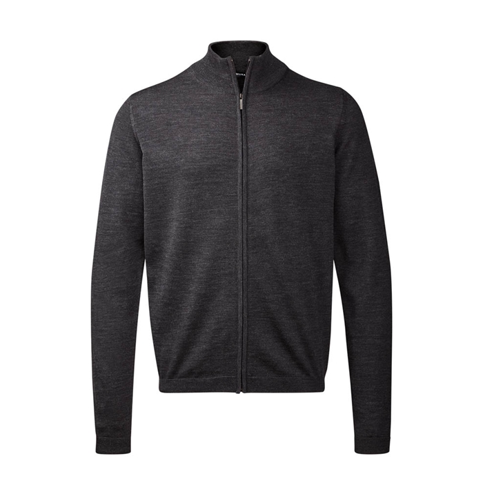 Belika Zip-cardigan i Koksgrå - Stilfuld og Komfortabel