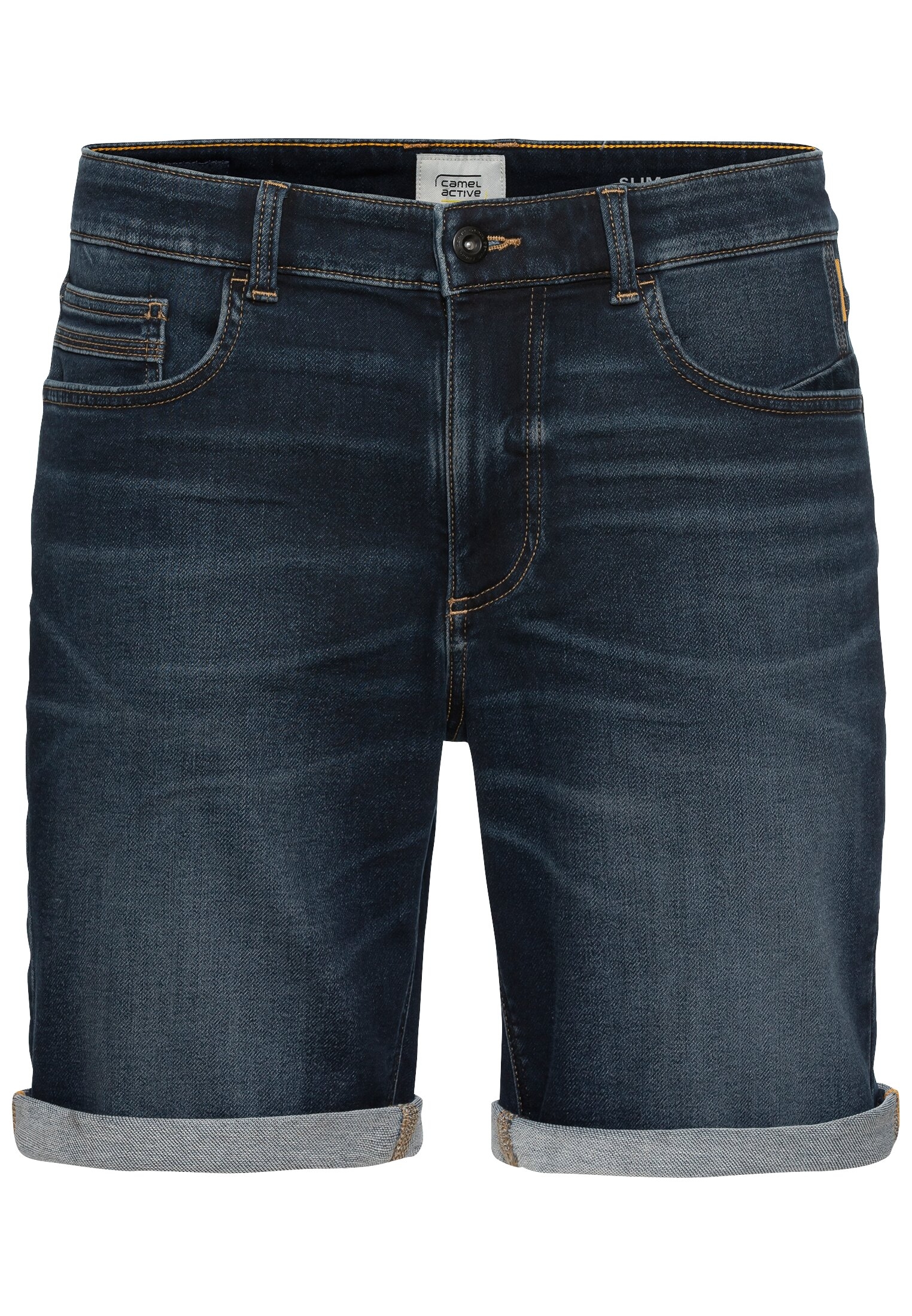 Camel Active Mørkeblå Denim Shorts - Hurtig Levering!