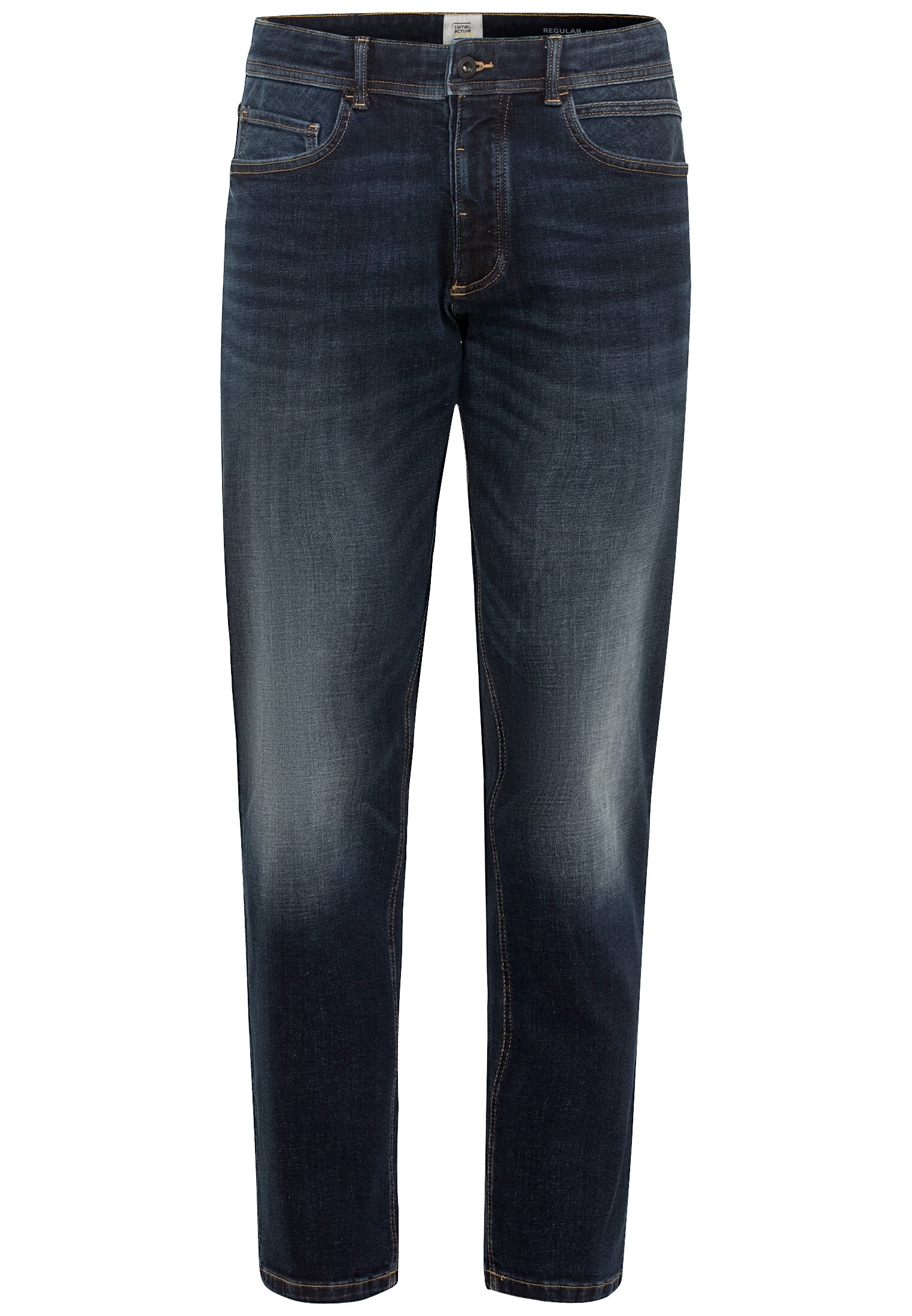 Camel Active Houston Regular Fit Jeans - Mørk Indigo Tilbud