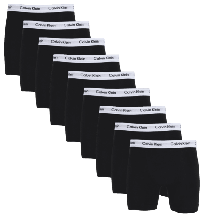 Calvin Klein 9-pak Boxer Briefs - Fantastisk Tilbud!