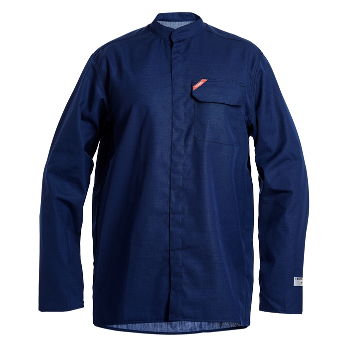 Fe-engel Safety Skjorte - Marine-37/38 på tilbud!