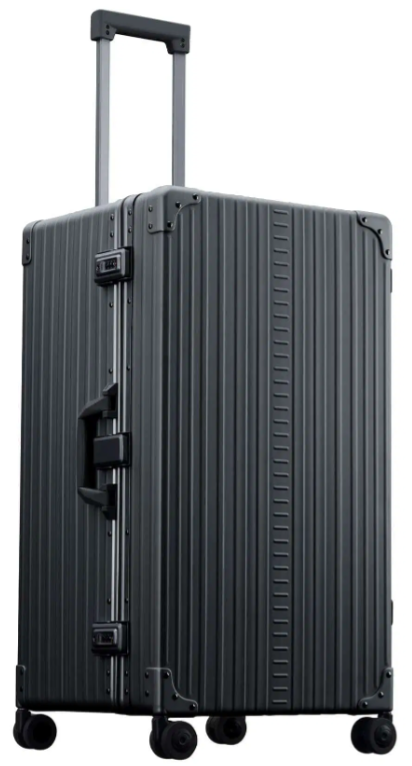 Aleon 30" Check In Kuffert i Sort - Elegant Rejsetaske