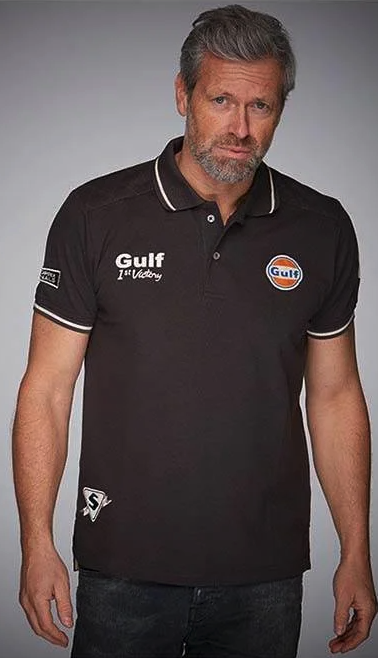 Gulf Racing Polo Vintage - Ægte Gulf Merchandise til Fans