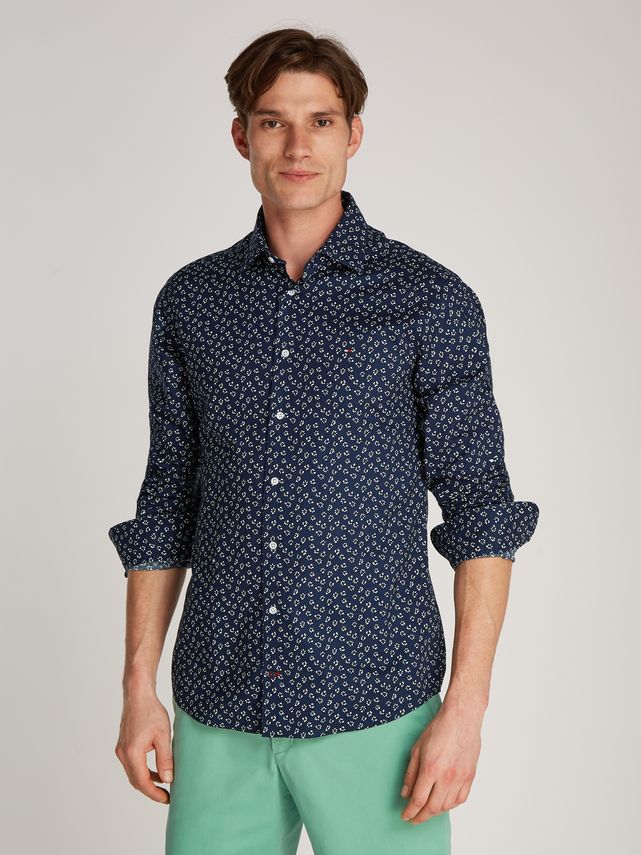 Cl W Oxford Ditsy Flower Shirt