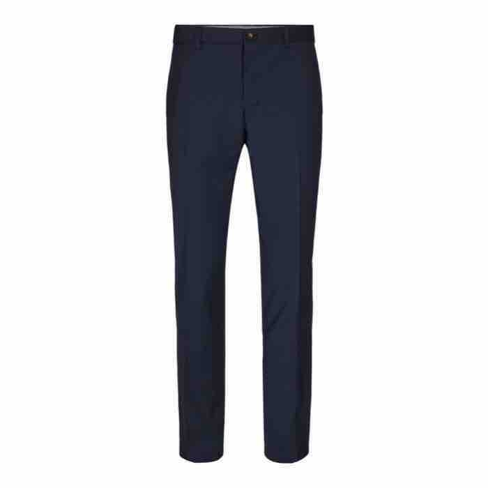 Sunwill Bukser Modern Fit 10504-7312 410 Navy Nålestrib Sunwill 46