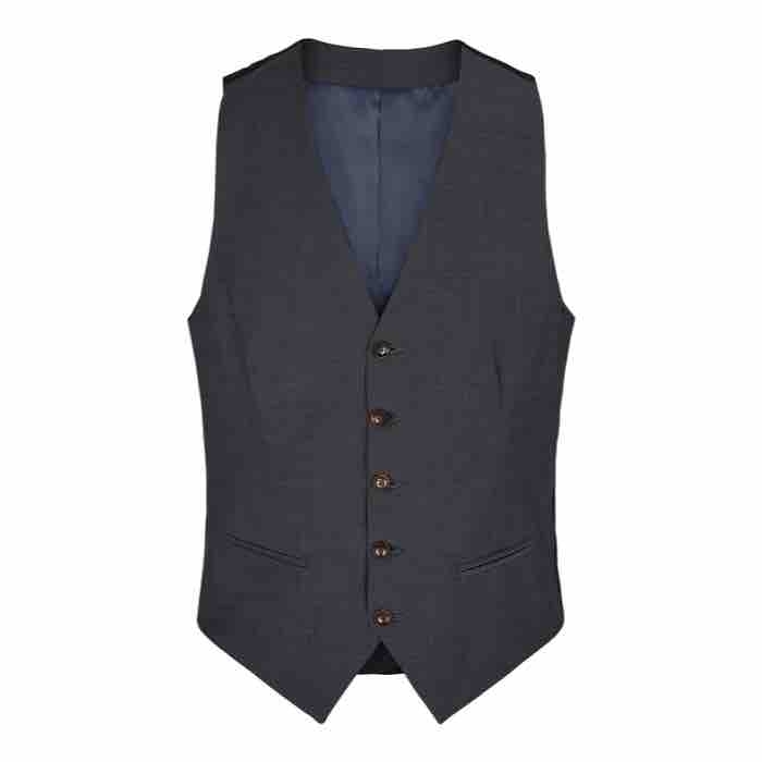 Sunwill Vest i Charcoal - Modern Fit, 46% rabat!