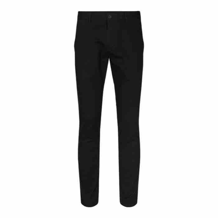 Sunwill Chino Fitted Bukser - 100 Sort, Hurtig Levering!