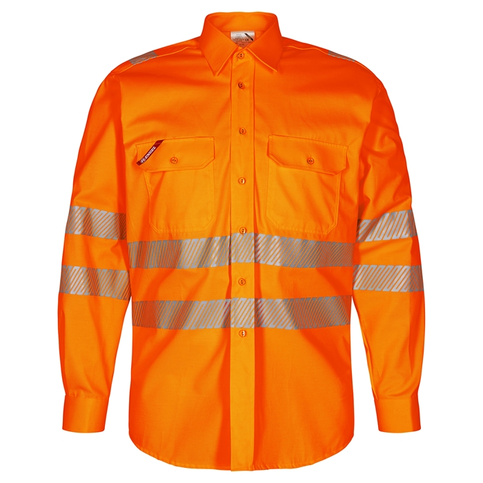 Fe-engel Safety Skjorte - Sikkerhed i Orange 41/42