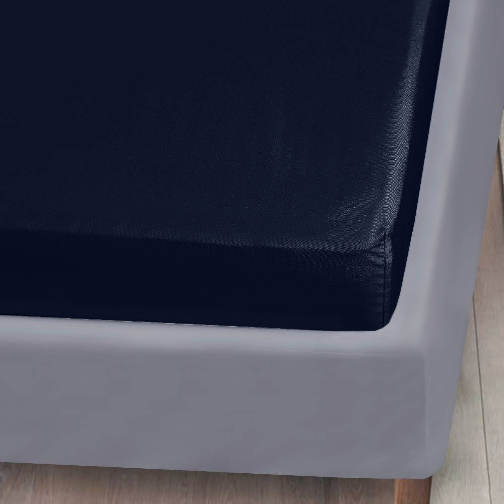 Bambus Kuvertlagen Navy Blå 160x200x20