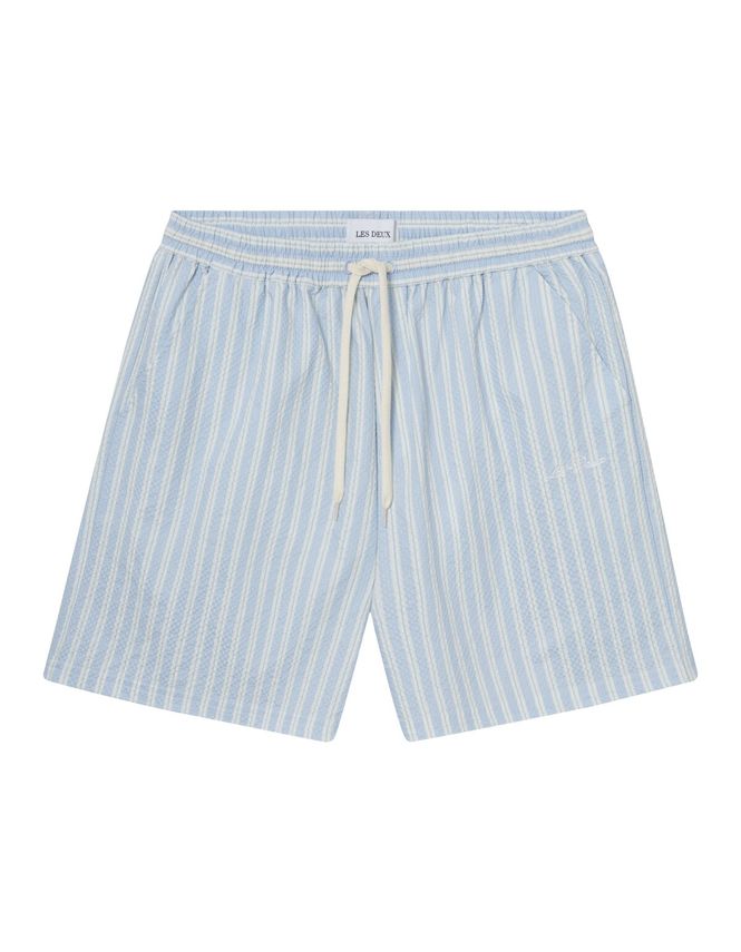 Stribede Seersucker Badeshorts fra Les Deux - Tilbud!