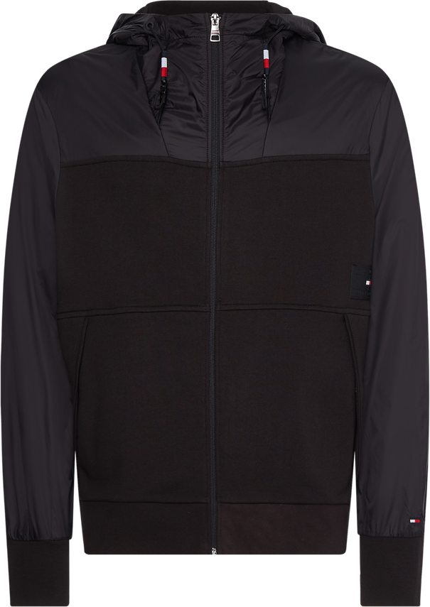 Tommy Hilfiger Hoodie med Lynlås - Mix Media Stil
