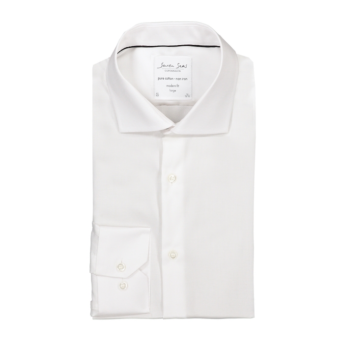 Seven Seas Skjorte Modern Fit Ss310 White 37 38-s