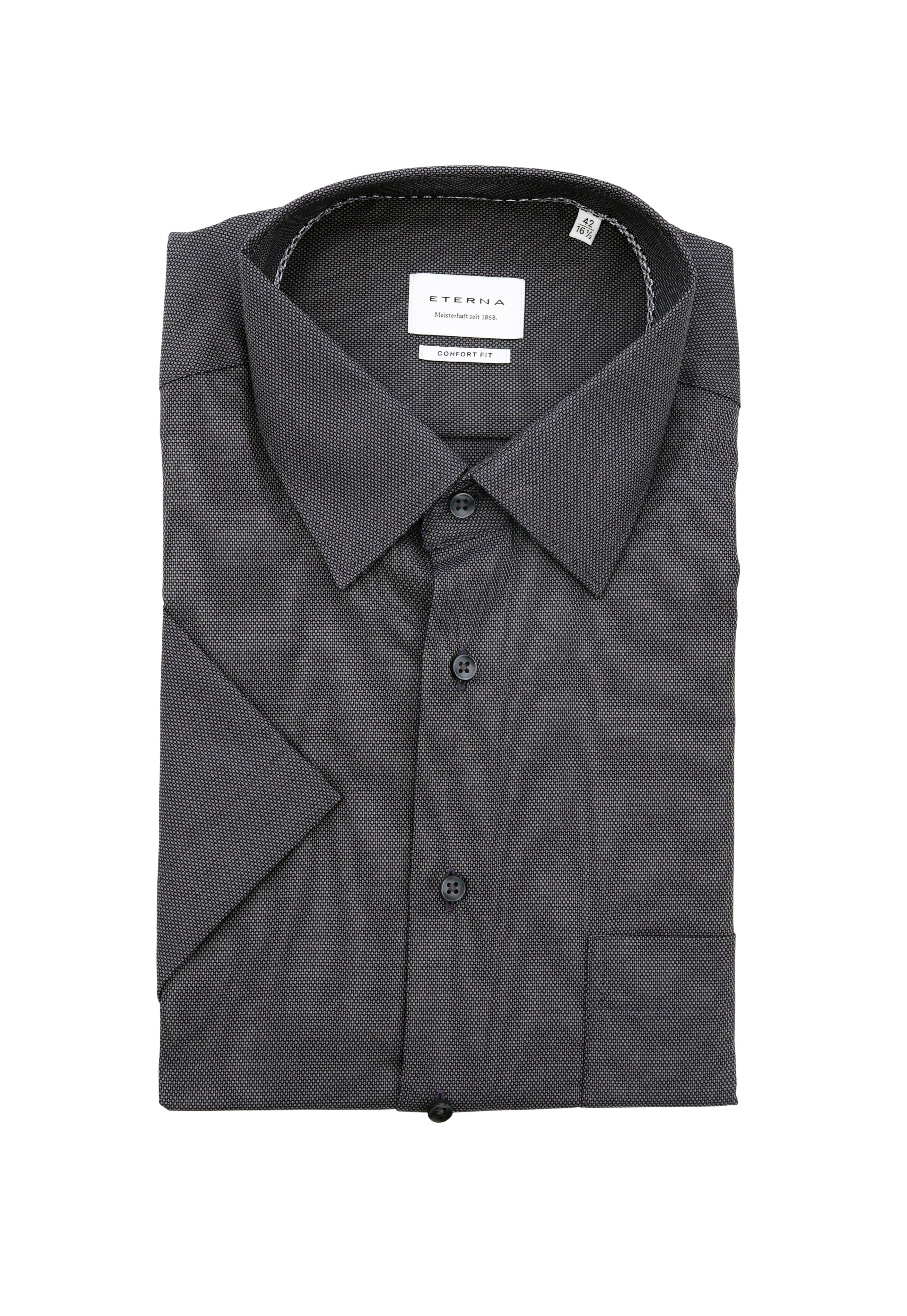 Eterna Comfort Fit Kort ærmet Skjorte 1098 K181 38-44 Xl