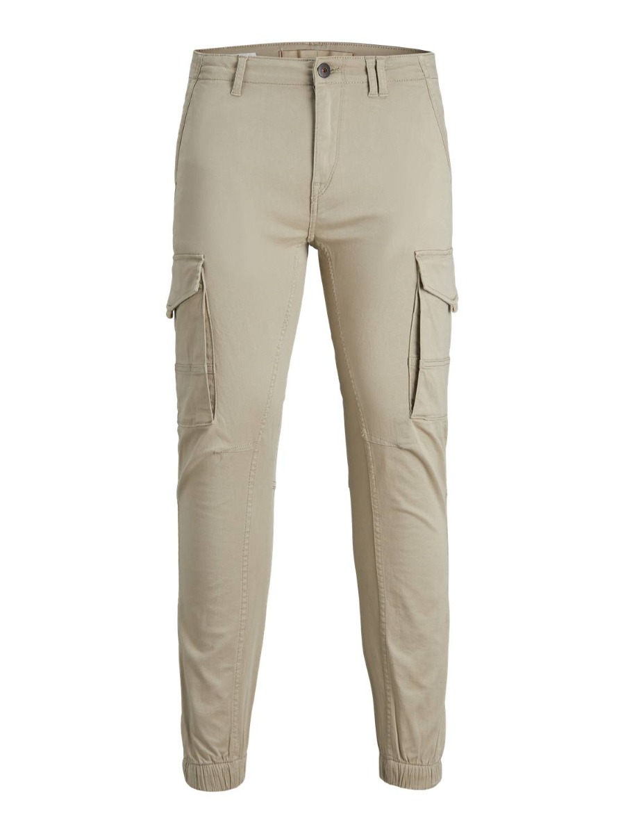Jack & Jones Plus Size Cargo Bukser - Paul i Crockery