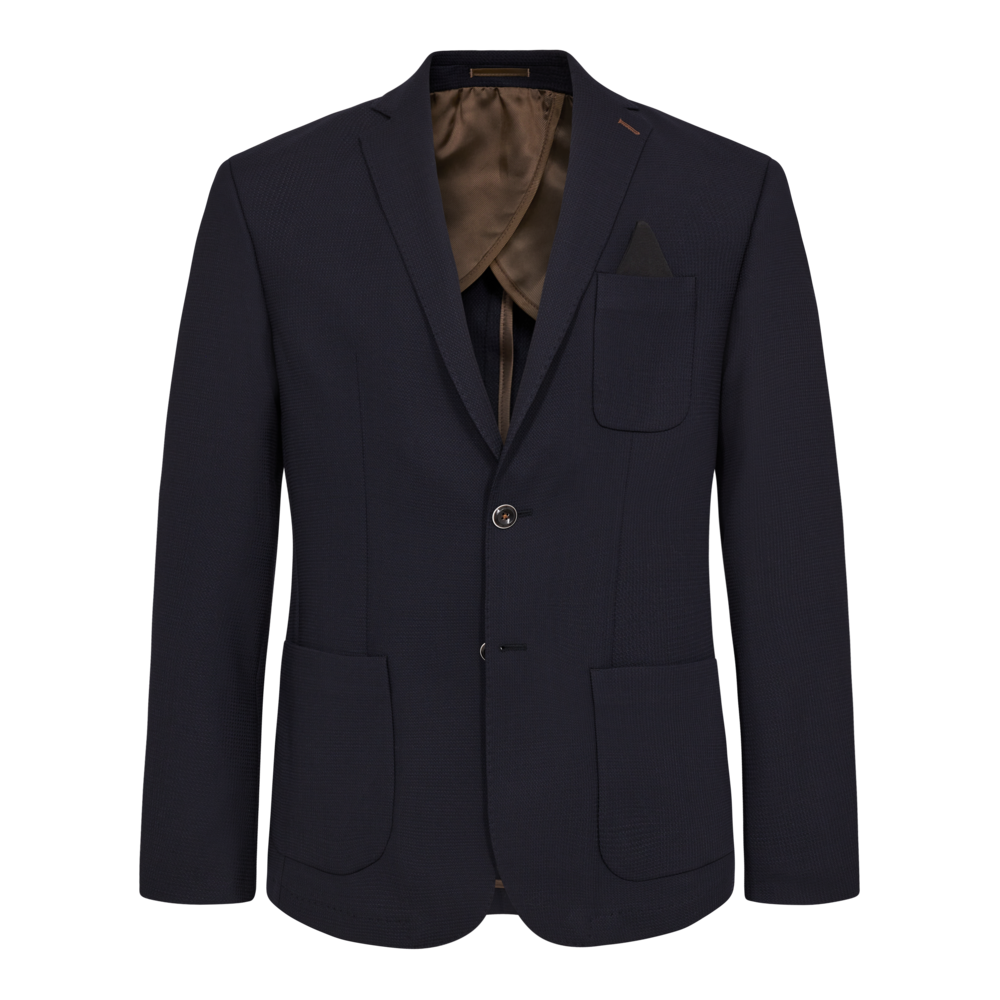 Sunwill Blazer Modern Fit 212610-7410-400 Dark Navy-27 Kort
