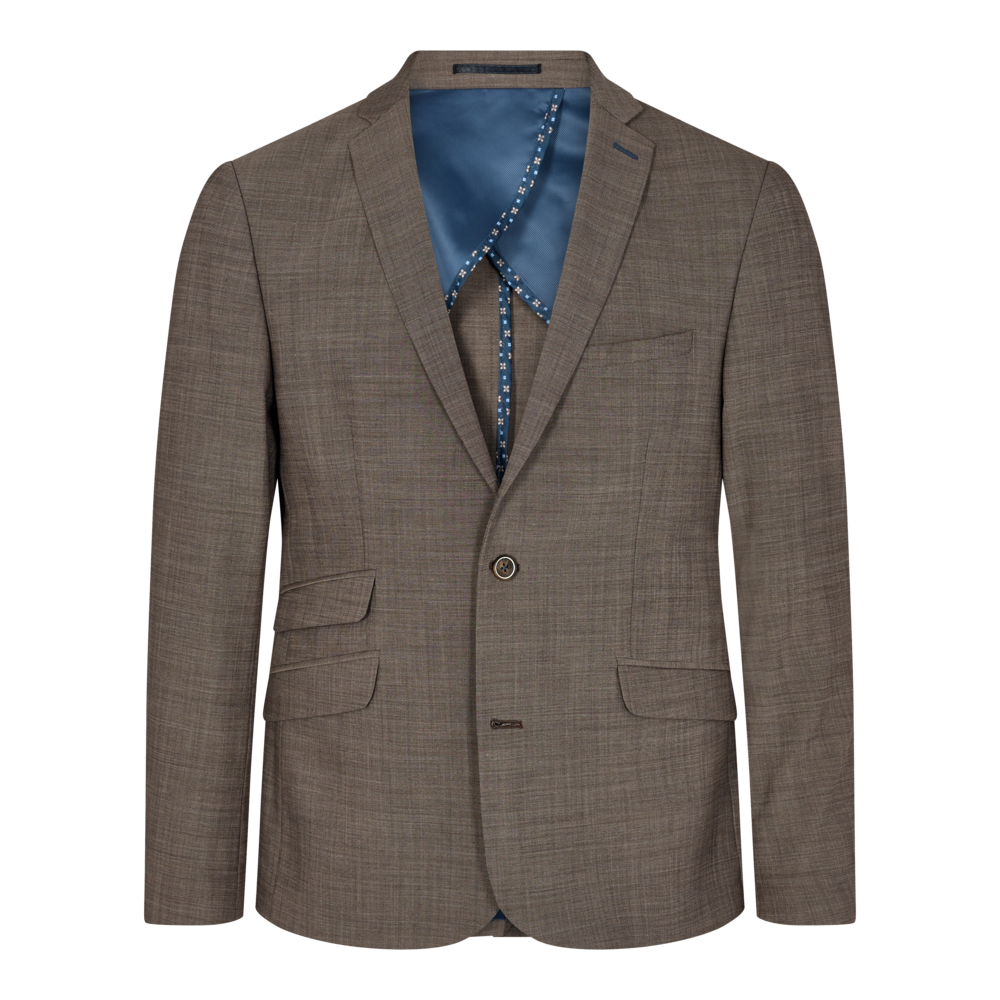 Sunwill Blazer i Modern Fit - Tobacco-325, Kort Style