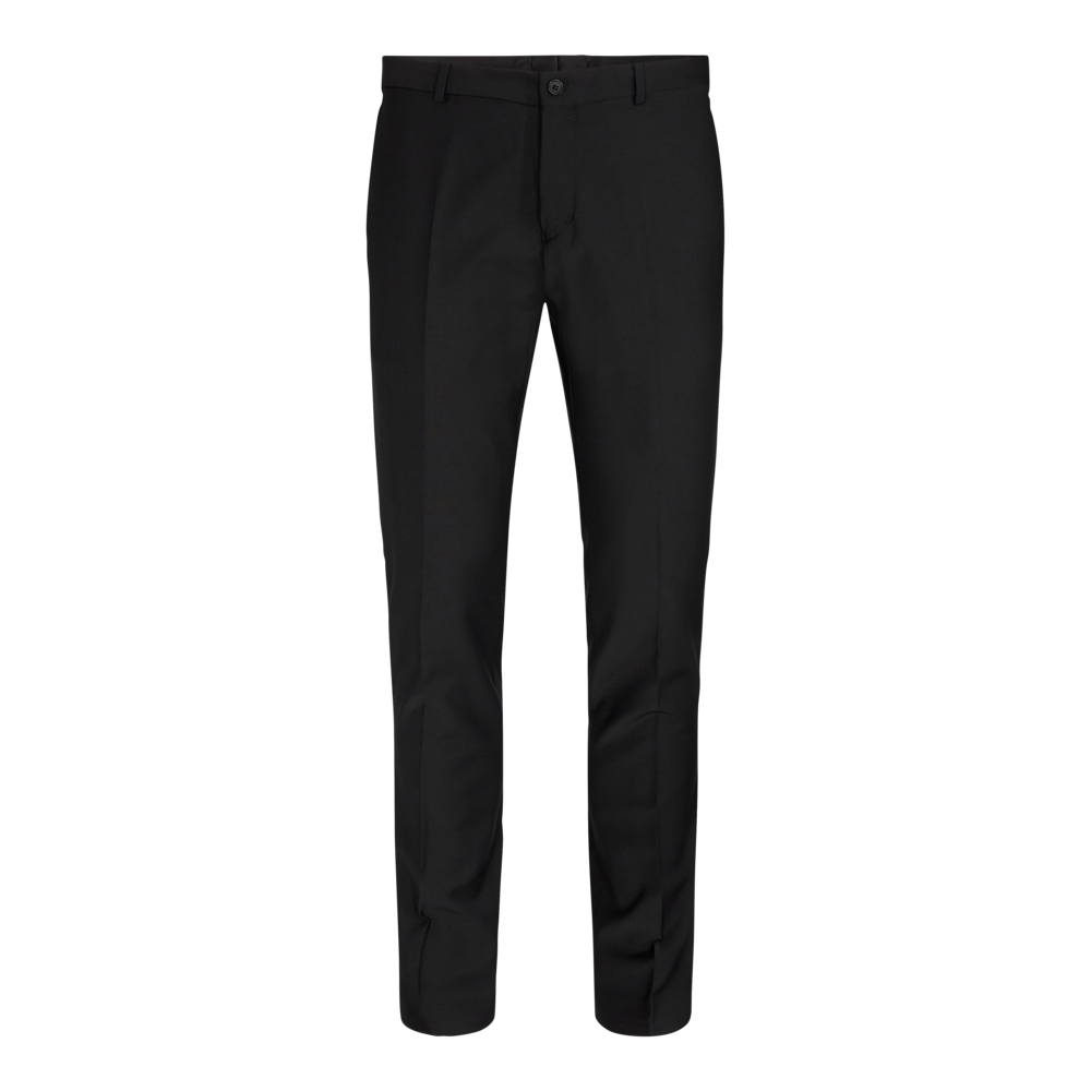 Will Habit Bukser i Sort - Fitted Fit-42 Normal