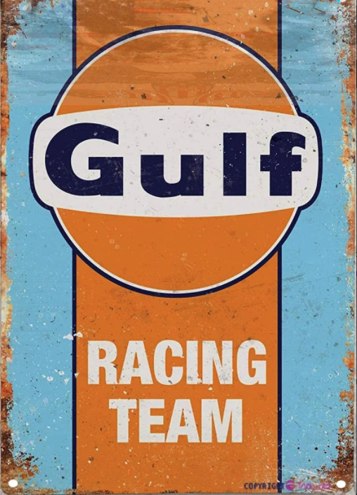 Gulf Metalskilt