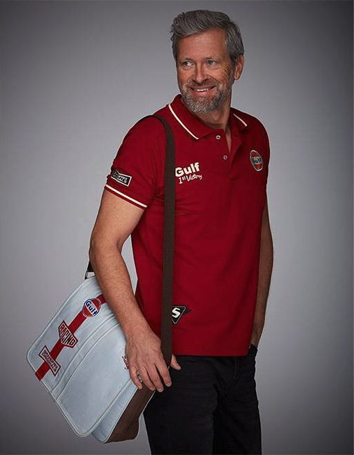 Gulf Silverstone Skuldretaske - Eksklusiv Racing Stil