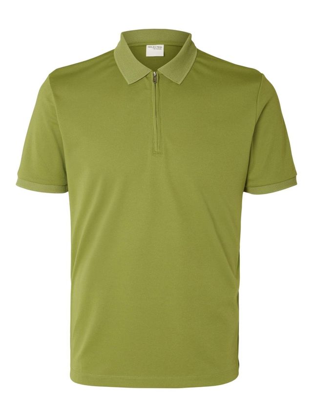 SLHFAVE ZIP SS POLO B fra SELECTED – Fantastisk tilbud!