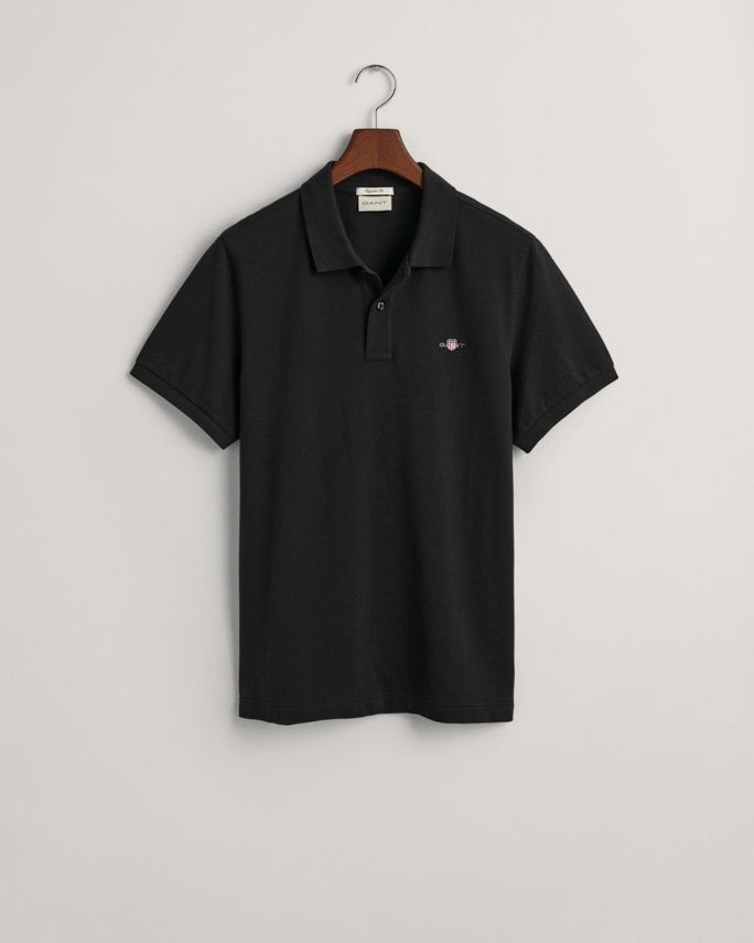 GANT Reg Shield Kortærmet Pique Polo - Få den nu!