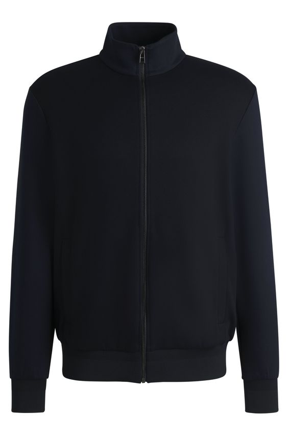 BOSS Black Lynlås Sweatshirt – Komfortabel og Stilfuld