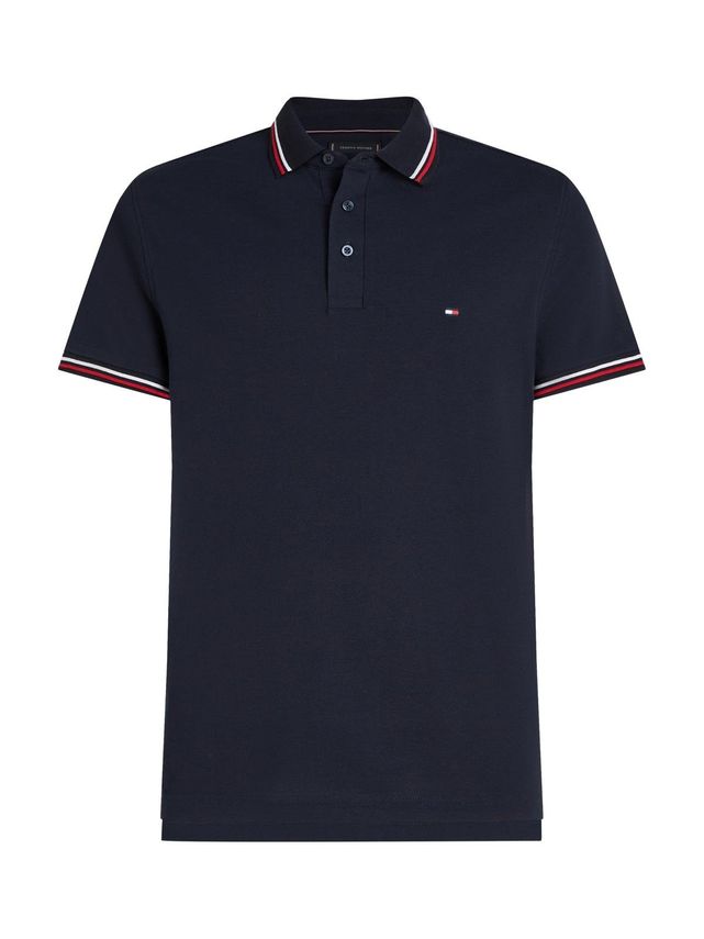 Tommy Hilfiger Tipped Slim Fit Polo - Eksklusivt Tilbud!