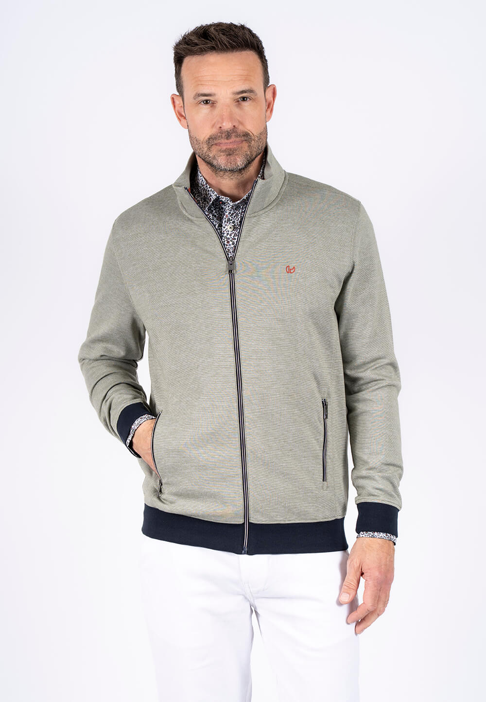 Pre End - Rai Sweat Cardigan I Grøn