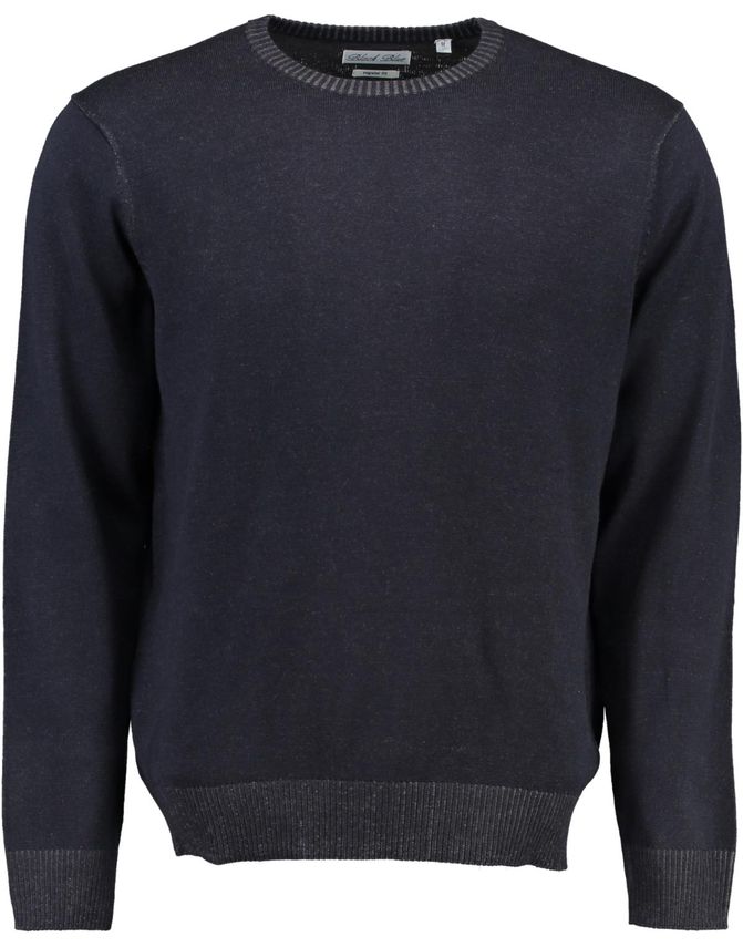 O-neck sweatshirt i regular fit fra Black Blue