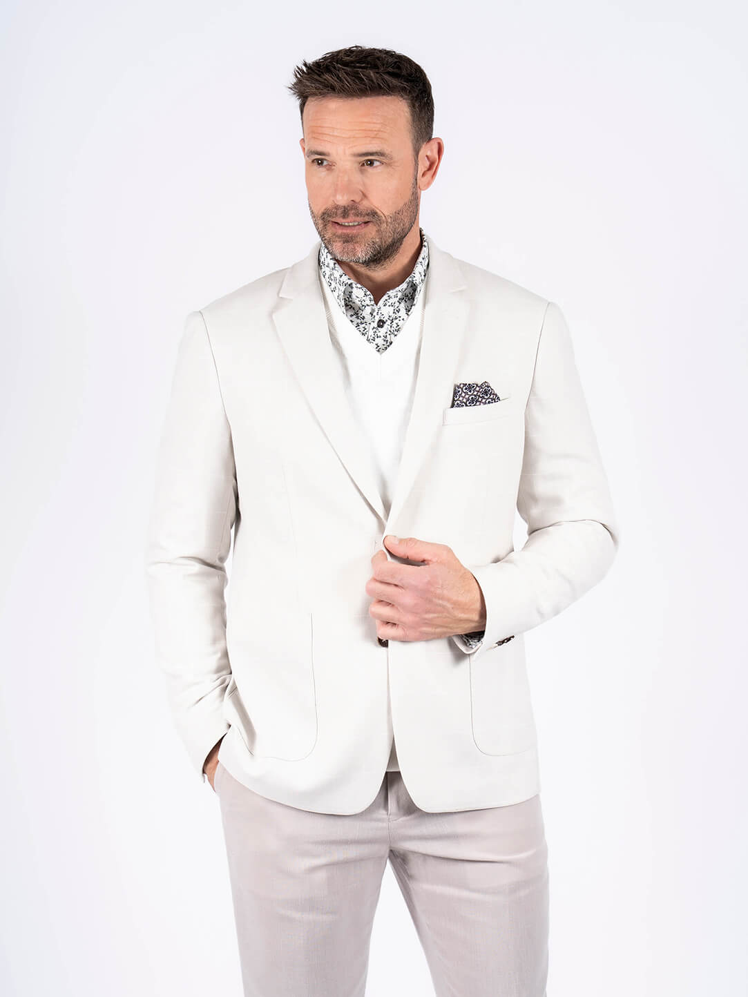 Pre End - Malthe Blazer I Lys Sand