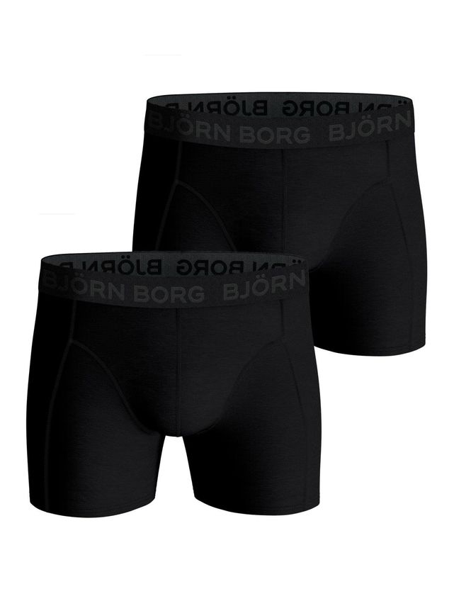 2-pak Björn Borg Boxershorts i Solide Farver