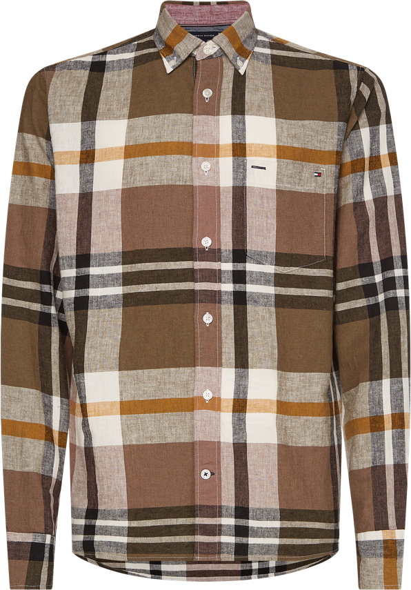 Tommy Hilfiger Linned Bomulds Skjorte – Must-Have til Stil!