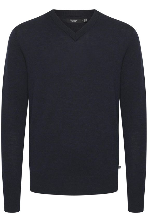 Matinique V-hals sweatshirt i 100% uld – Kvalitetstilbud!