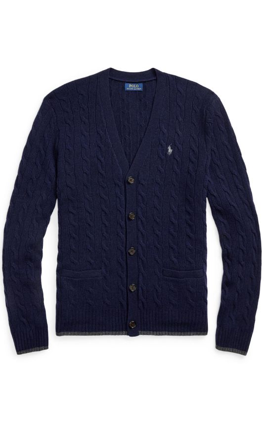 Lscablevncrg-long Sleeve-cardigan