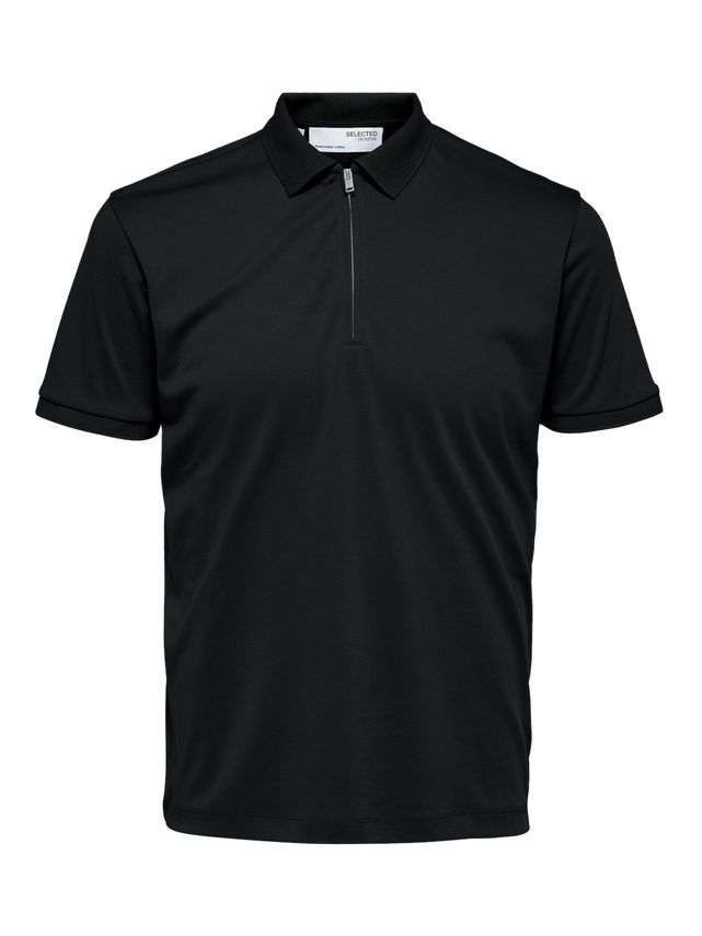 Eksklusiv SLHFAVE ZIP SS Polo – Stil og Komfort til Alle Anledninger