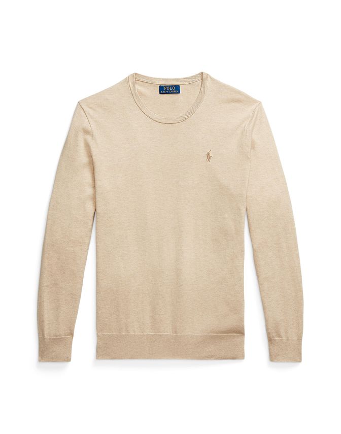 Slim Fit Textured Cotton Sweater