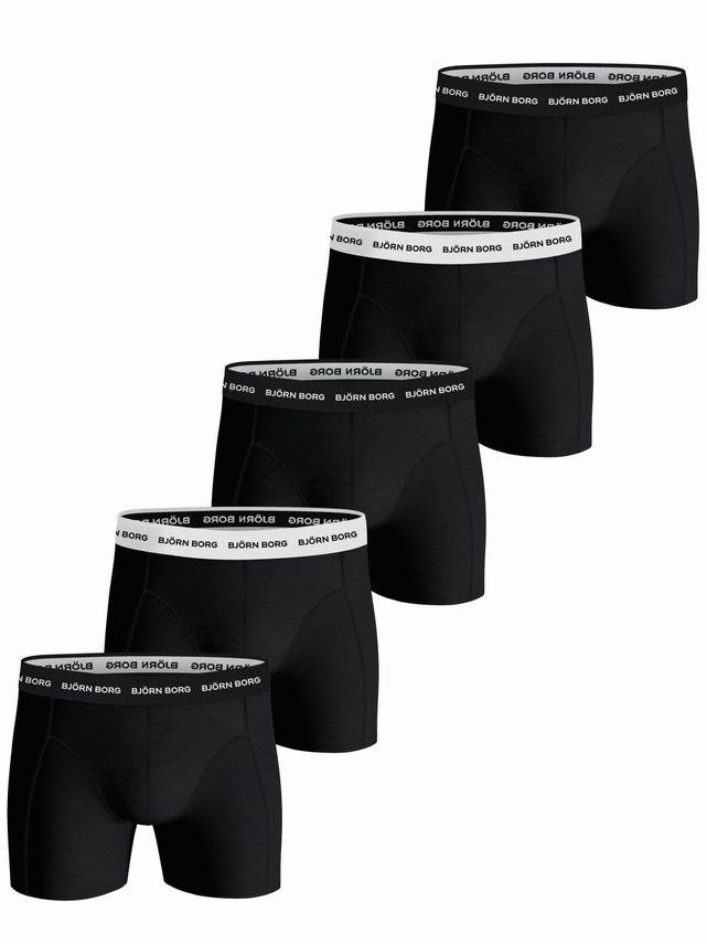 5-pak Boxershorts Noos Solids fra Björn Borg - Must-have!
