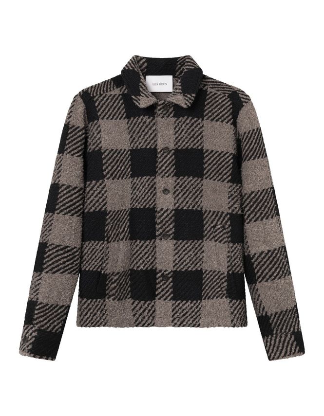 Jaiden Boucl?  Check Overshirt