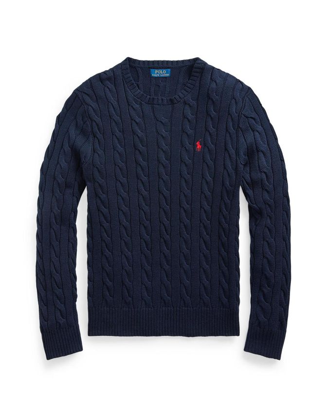 Cable-knit Cotton Sweater