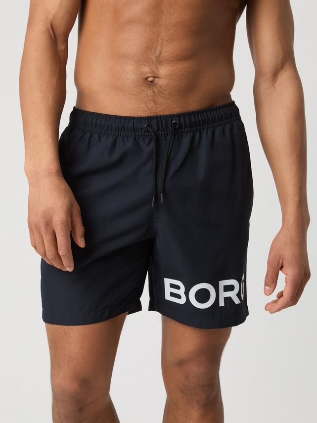 Borg Swim Shorts Bone White