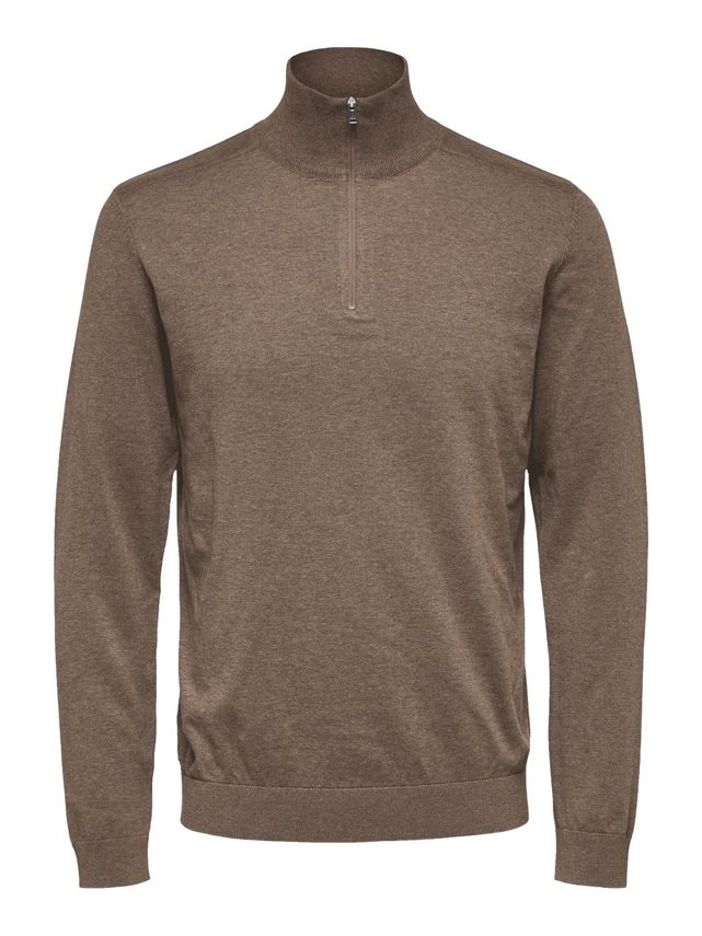 Slhberg Half Zip Cardigan B No