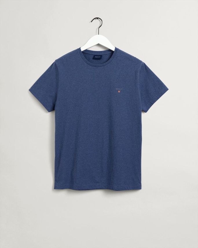 GANT Original SS T-shirt i Russet Orange - Tilbud!
