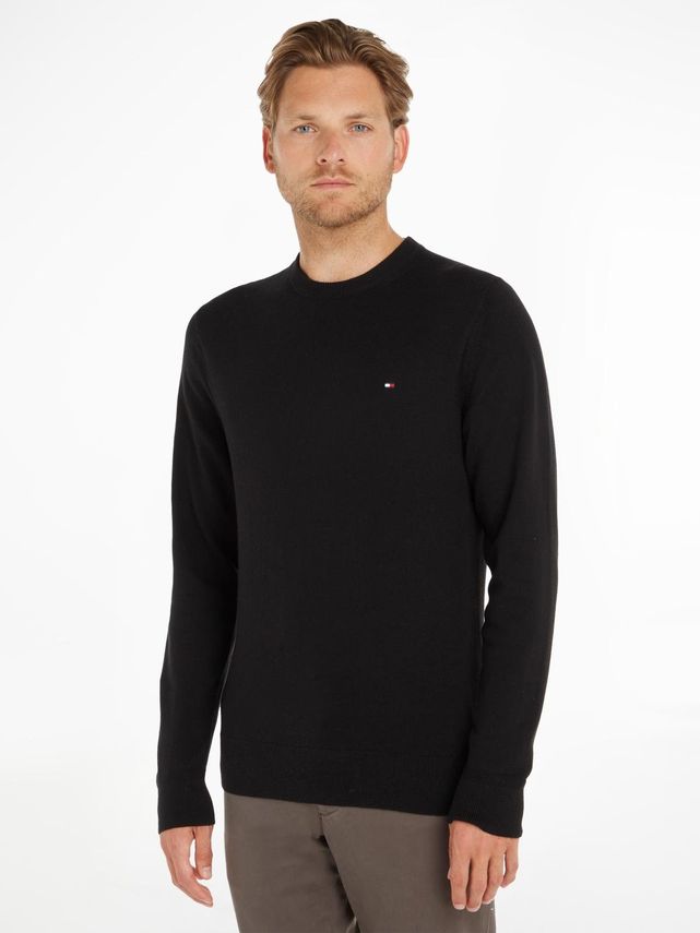 Tommy Hilfiger Cashmere Crew Neck - Kvalitet til gode priser